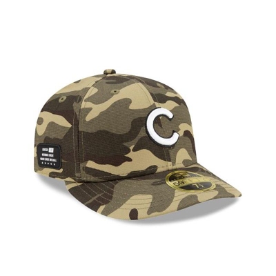 Chicago Cubs Gorra | New Era MLB Armed Forces Weekend Low Profile 59fifty Fitted Cap Mexico - Verdes